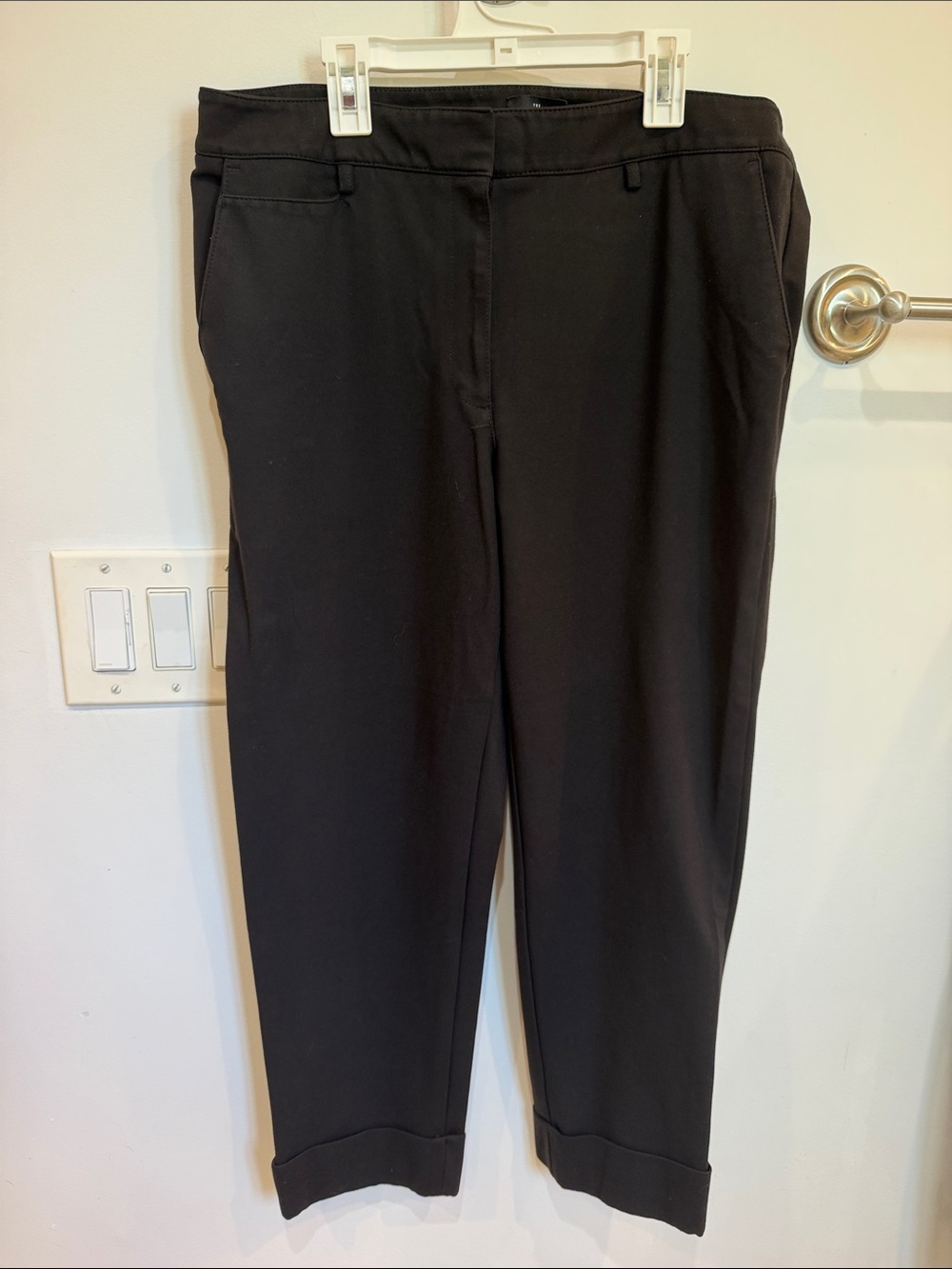 Men's Black Dress Pants - Classic Straight Fit